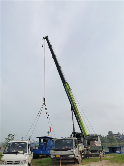 宜兴市桥梁建设吊装案例